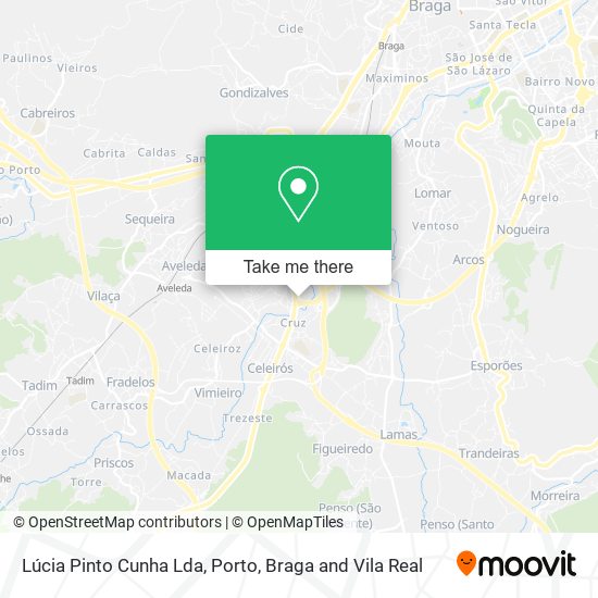 Lúcia Pinto Cunha Lda mapa