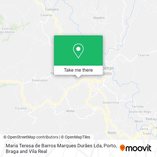 Maria Teresa de Barros Marques Durães Lda mapa