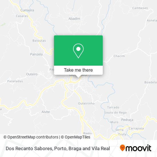 Dos Recanto Sabores map