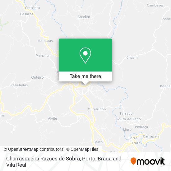 Churrasqueira Razões de Sobra map