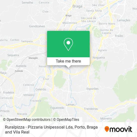 Ruralpizza - Pizzaria Unipessoal Lda map