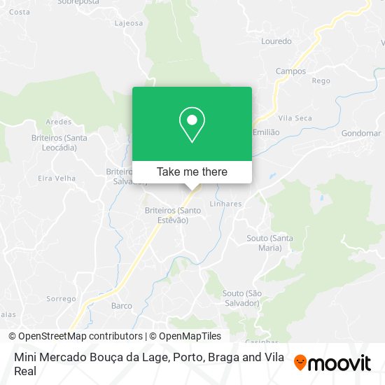 Mini Mercado Bouça da Lage mapa