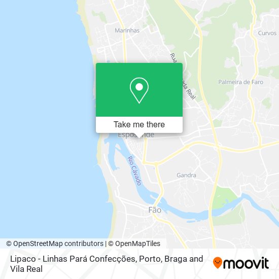 Lipaco - Linhas Pará Confecções map