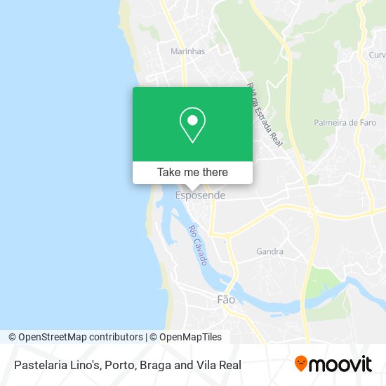 Pastelaria Lino's mapa