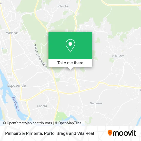 Pinheiro & Pimenta map