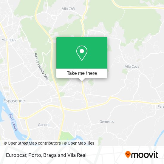 Europcar map