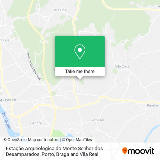 Estação Arqueológica do Monte Senhor dos Desamparados map