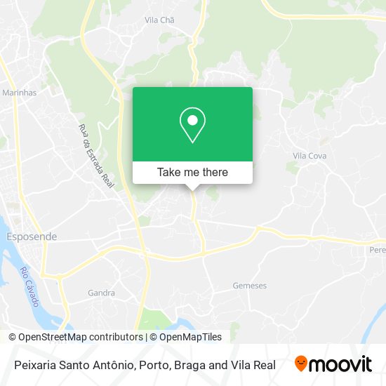 Peixaria Santo Antônio mapa