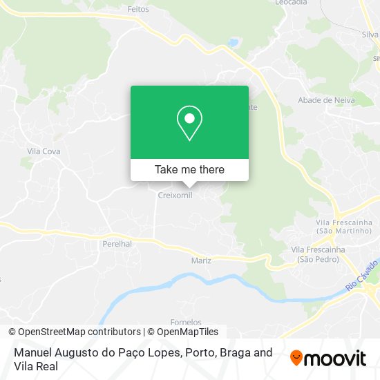 Manuel Augusto do Paço Lopes mapa