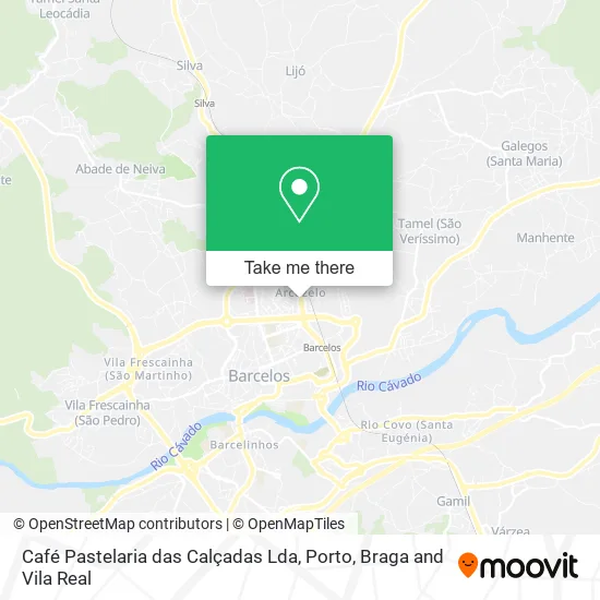 Café Pastelaria das Calçadas Lda map
