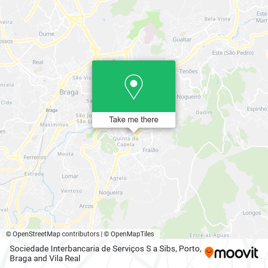 Sociedade Interbancaria de Serviços S a Sibs map