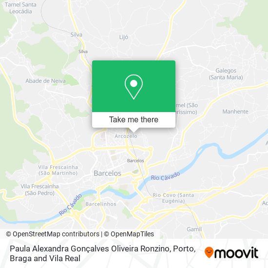 Paula Alexandra Gonçalves Oliveira Ronzino map