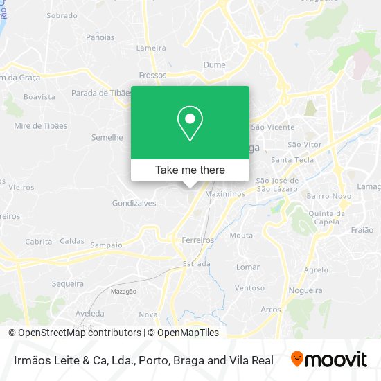 Irmãos Leite & Ca, Lda. map