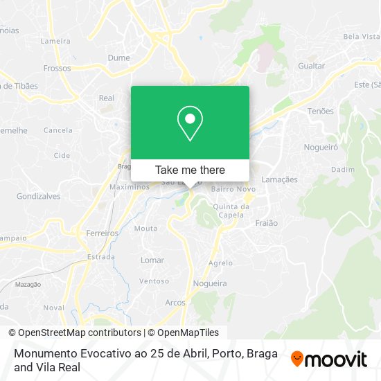 Monumento Evocativo ao 25 de Abril map