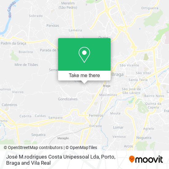 José M.rodrigues Costa Unipessoal Lda mapa