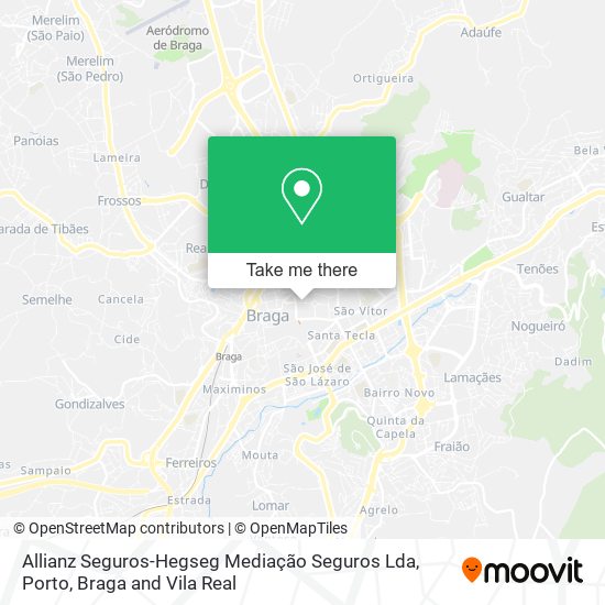 Allianz Seguros-Hegseg Mediação Seguros Lda map