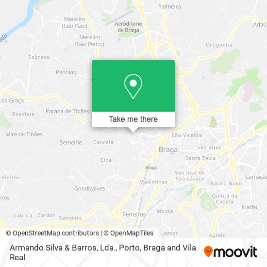 Armando Silva & Barros, Lda. mapa