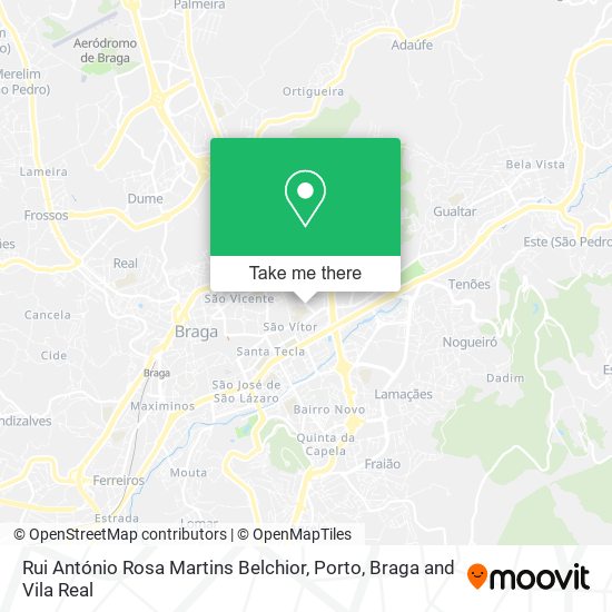 Rui António Rosa Martins Belchior map