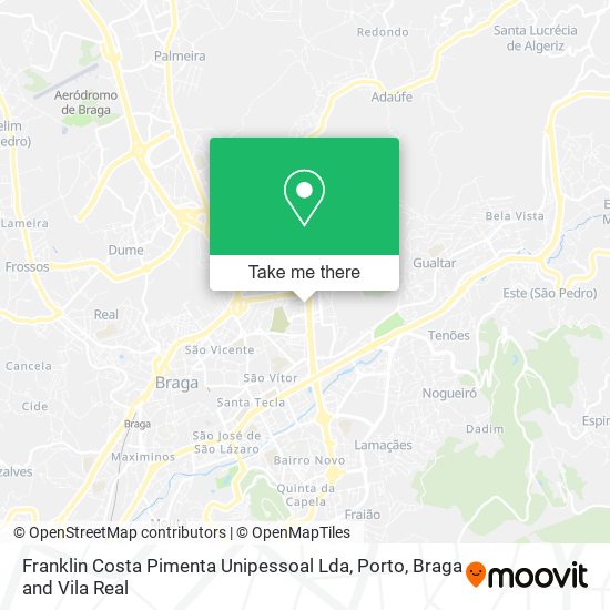 Franklin Costa Pimenta Unipessoal Lda mapa