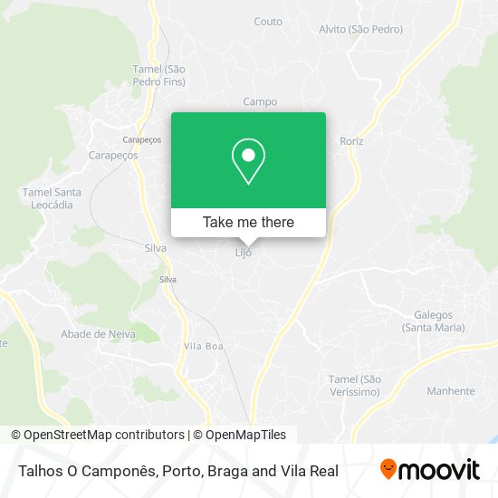 Talhos O Camponês map