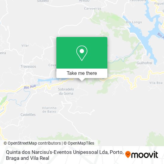 Quinta dos Narcisu's-Eventos Unipessoal Lda mapa