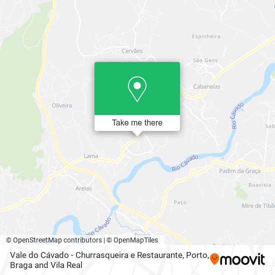 Vale do Cávado - Churrasqueira e Restaurante mapa