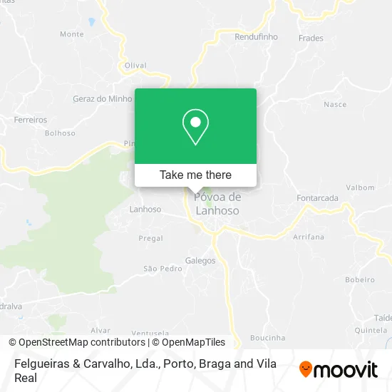 Felgueiras & Carvalho, Lda. map
