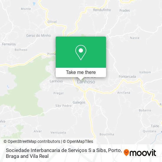 Sociedade Interbancaria de Serviços S a Sibs mapa