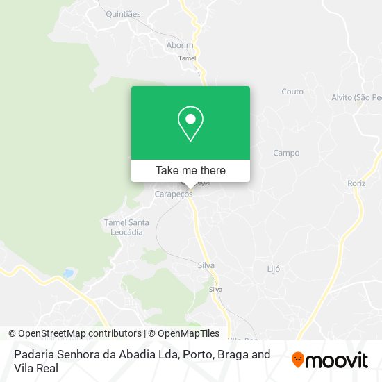 Padaria Senhora da Abadia Lda map