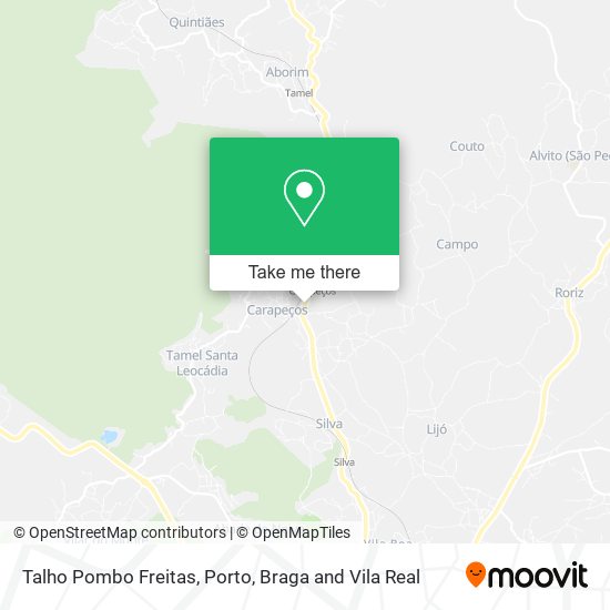 Talho Pombo Freitas mapa
