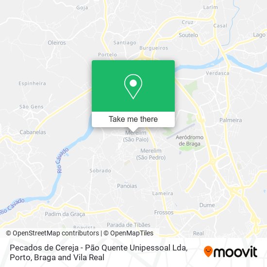 Pecados de Cereja - Pão Quente Unipessoal Lda map