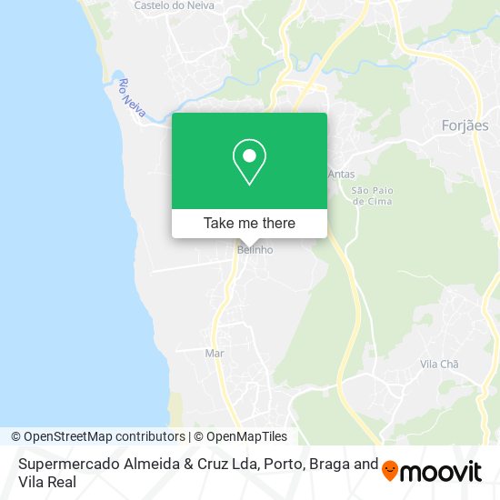 Supermercado Almeida & Cruz Lda map