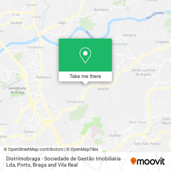 Distrimobraga - Sociedade de Gestão Imobiliária Lda map