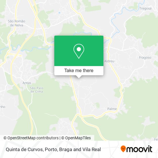 Quinta de Curvos mapa