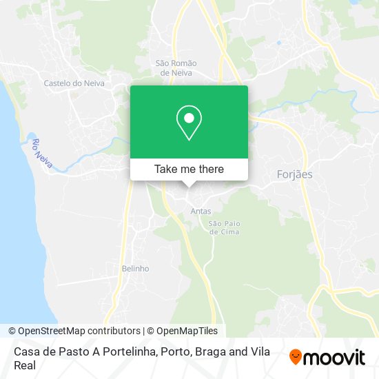 Casa de Pasto A Portelinha map
