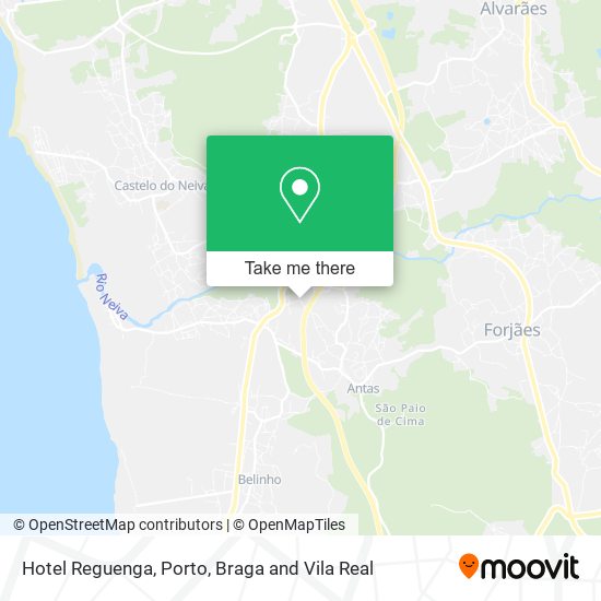 Hotel Reguenga map