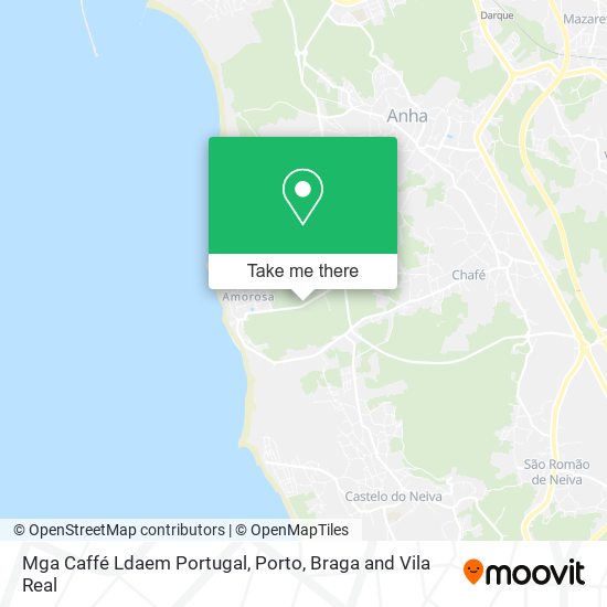 Mga Caffé Ldaem Portugal map