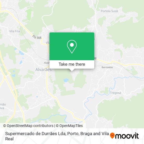 Supermercado de Durrães Lda map