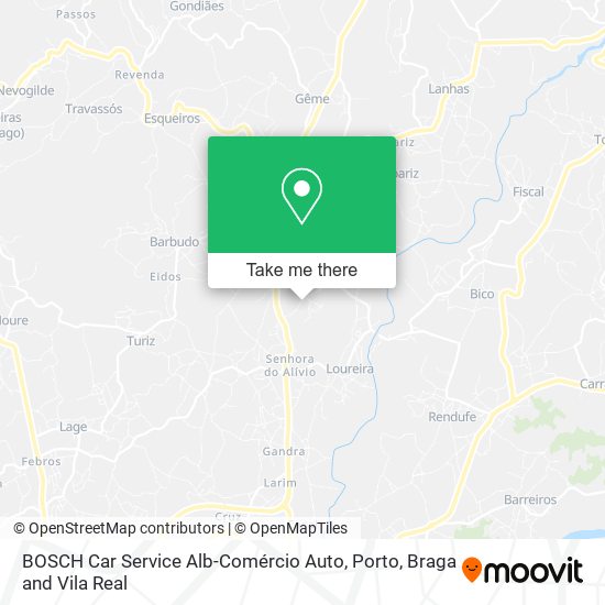 BOSCH Car Service Alb-Comércio Auto map