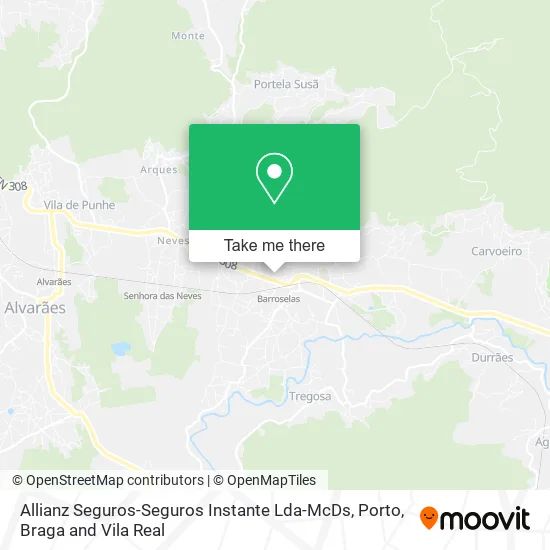 Allianz Seguros-Seguros Instante Lda-McDs map