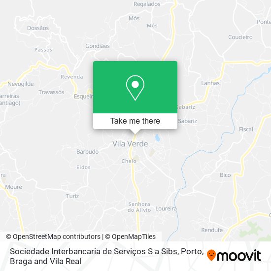 Sociedade Interbancaria de Serviços S a Sibs map