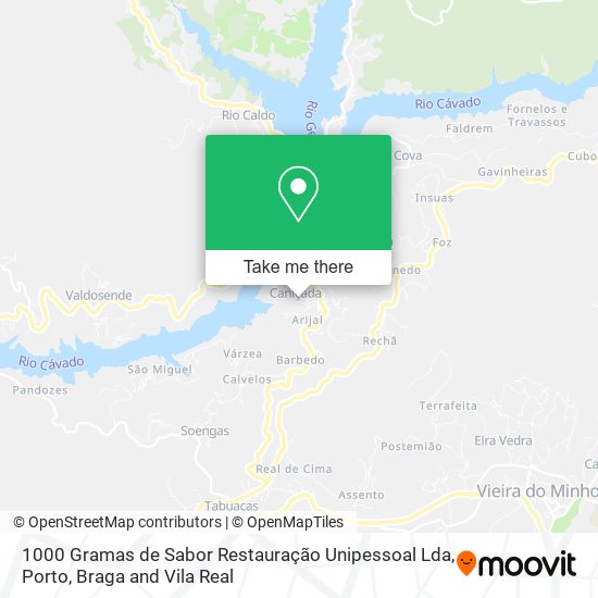 1000 Gramas de Sabor Restauração Unipessoal Lda mapa