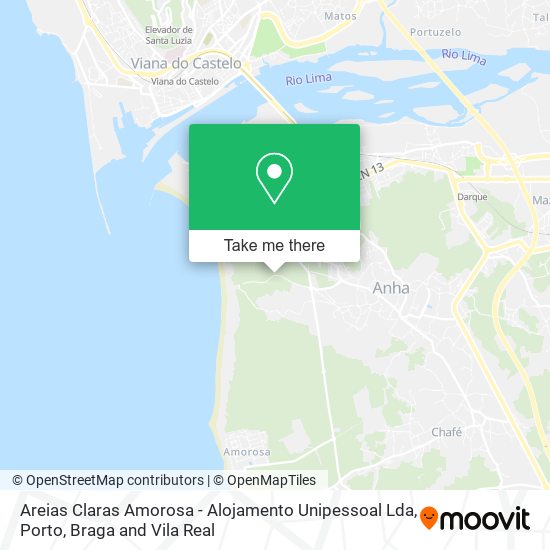 Areias Claras Amorosa - Alojamento Unipessoal Lda map