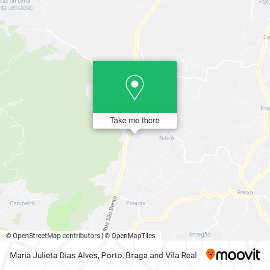 Maria Julieta Dias Alves mapa