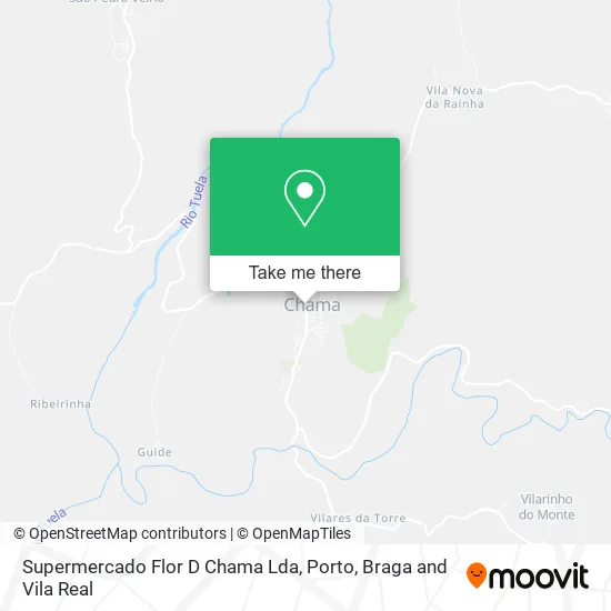 Supermercado Flor D Chama Lda map