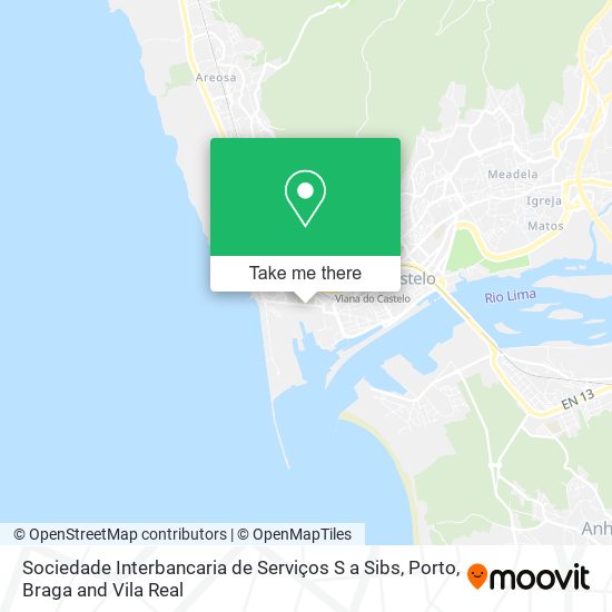 Sociedade Interbancaria de Serviços S a Sibs map