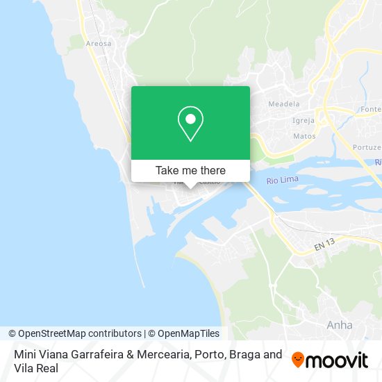 Mini Viana Garrafeira & Mercearia map