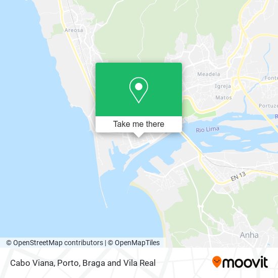 Cabo Viana map