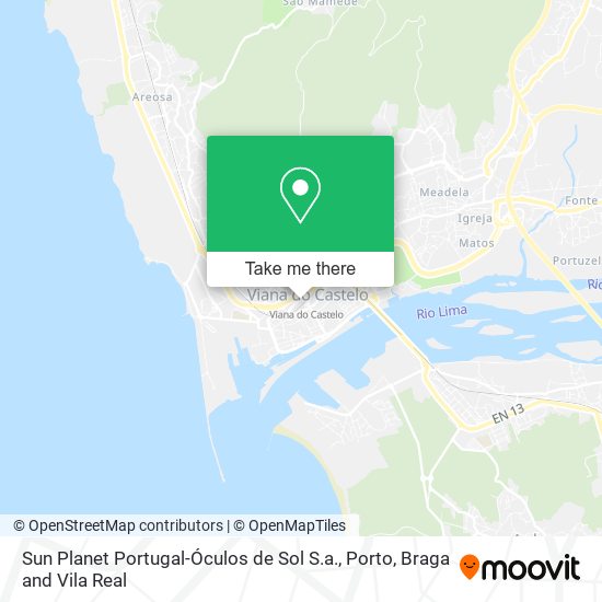 Sun Planet Portugal-Óculos de Sol S.a. map