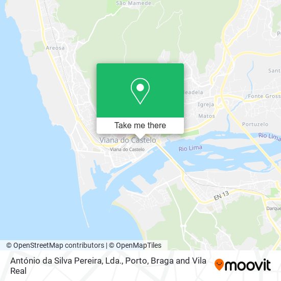 António da Silva Pereira, Lda. map